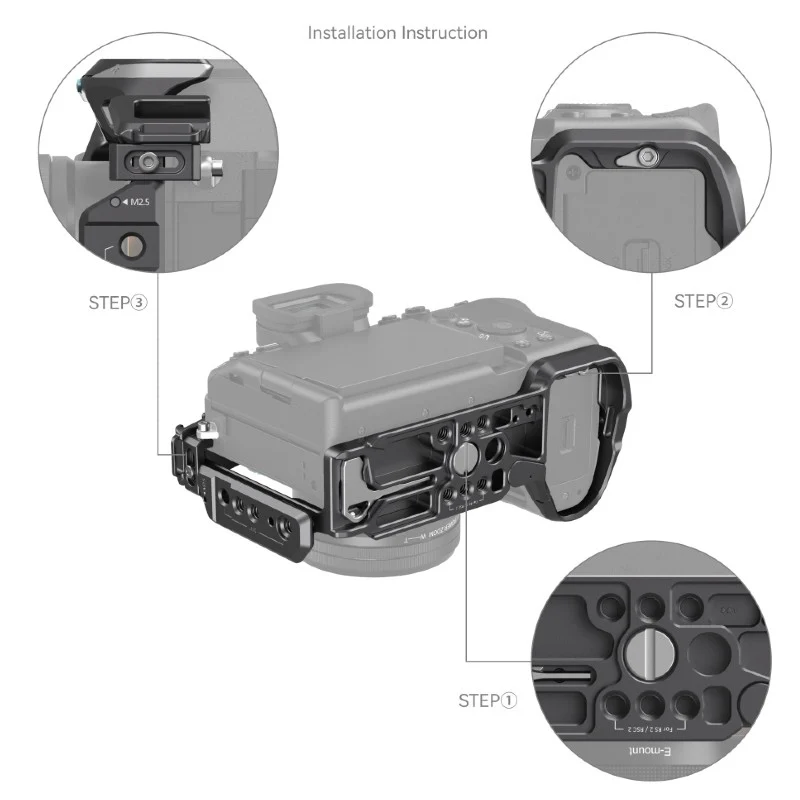 SmallRig "Rhinoceros" Advanced Cage Kit for Sony Alpha 7R V / Alpha 7 IV / Alpha 7S III 3710