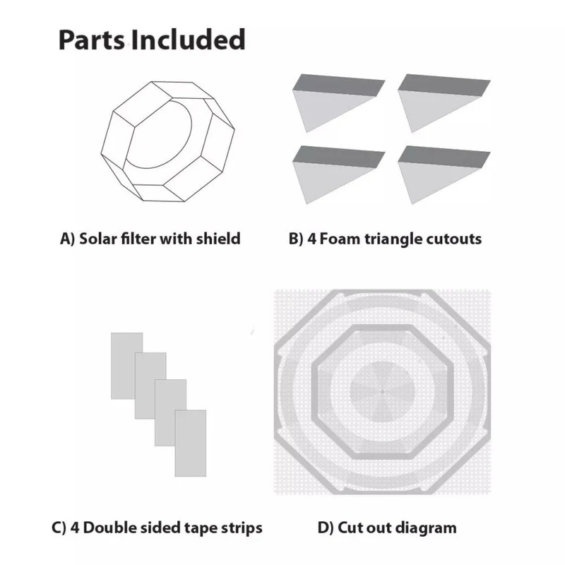 Explore Scientific Sun Catcher Solar Filter for 110-130mm telescopes