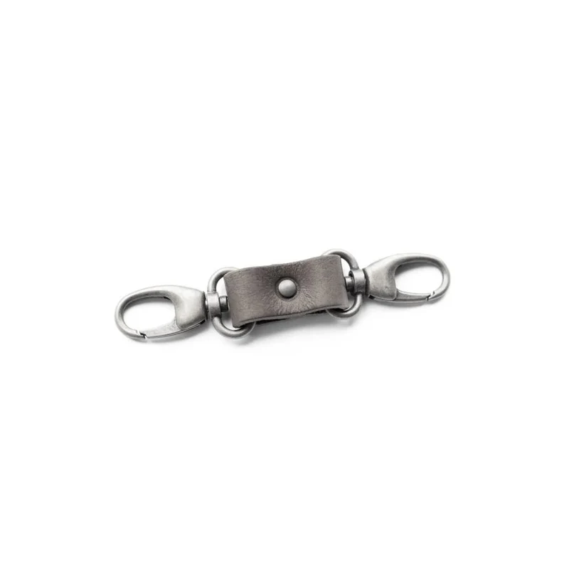 The Hantler Belt anchor Stone Gray / Brass
