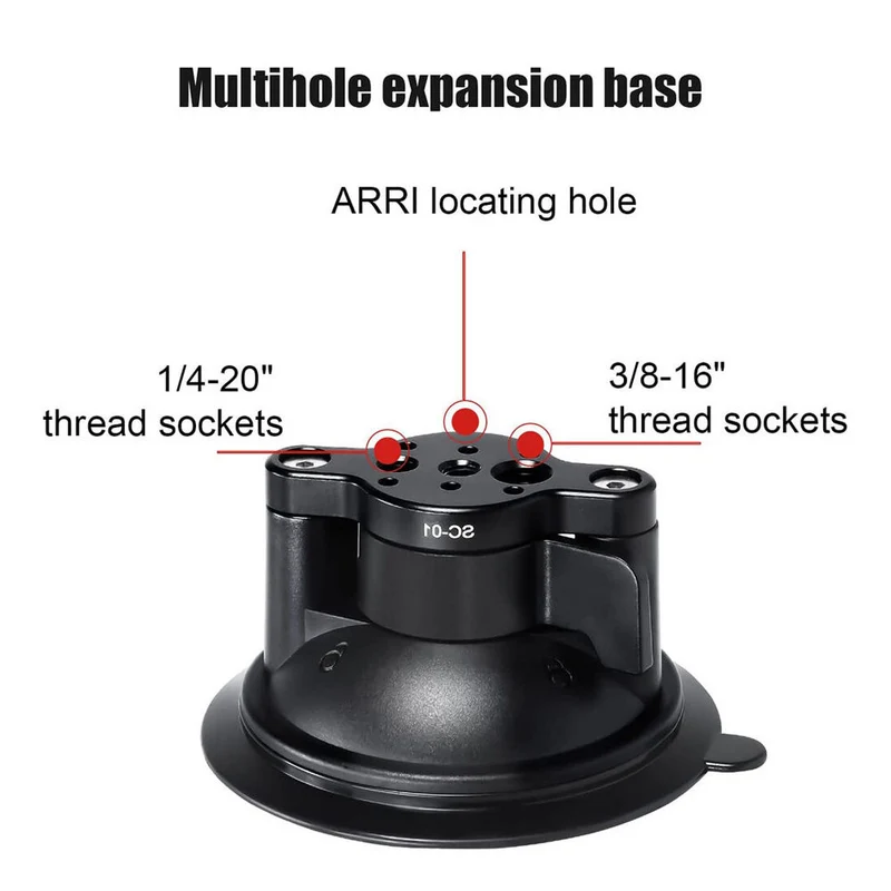Sunwayfoto SPH-01 Multi-purpose suction cup with smartphone holder
