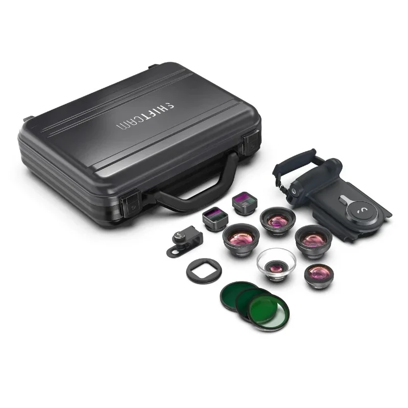 ShiftCam LensUltra Deluxe Kit ProGrip Starter Kit+Case+Obj+Filter
