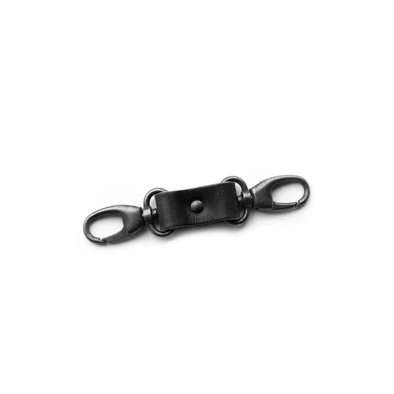 The Hantler Belt anchor black / Brass
