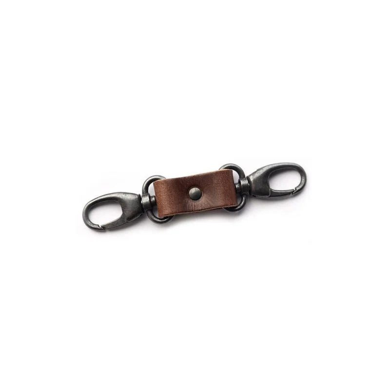The Hantler Belt anchor Brandy / Brass