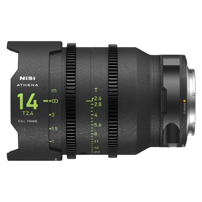 NiSi 14mm T2.4 (E-Mount) ATHENA PRIME Vollformat-Kinoobjektiv