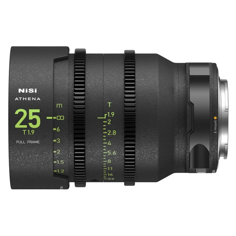 NiSi 25mm T1.9 (E-Mount) ATHENA PRIME Vollformat-Kinoobjektiv