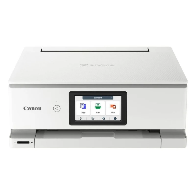 Canon PIXMA TS8751 Wireless Inkjet Multifunction Printer, White, A4/A5/B5