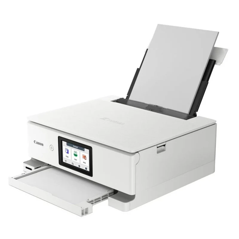 Canon PIXMA TS8751 Wireless Inkjet Multifunction Printer, White, A4/A5/B5