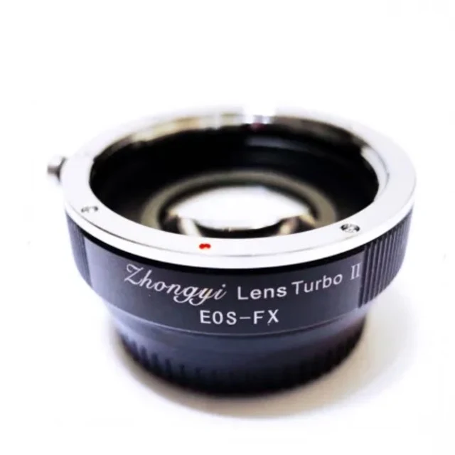 Mit dem Zhongyi Mitakon Objektiv Turbo Mark 2 EF-FX erhalten Sie einen Adapter, der Ihnen mehr Möglichkeiten für Ihre Fujifilm X-Kamera bietet