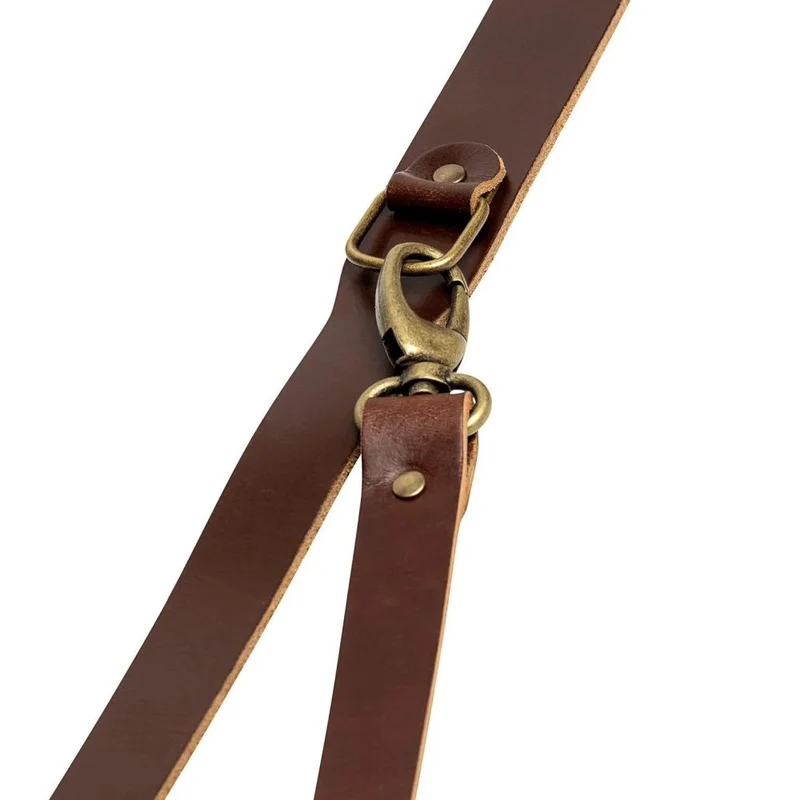 The Hantler Chest strap Brandy / Brass, 22cm