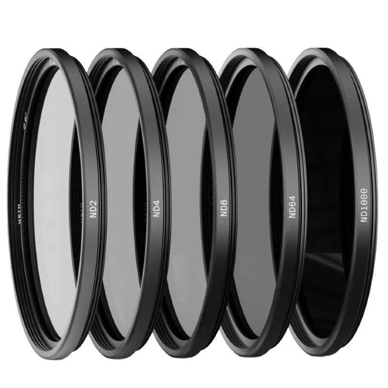 Urth 49mm ND2, ND4, ND8, ND64, ND1000 Objektivfilter Kit (Plus+)