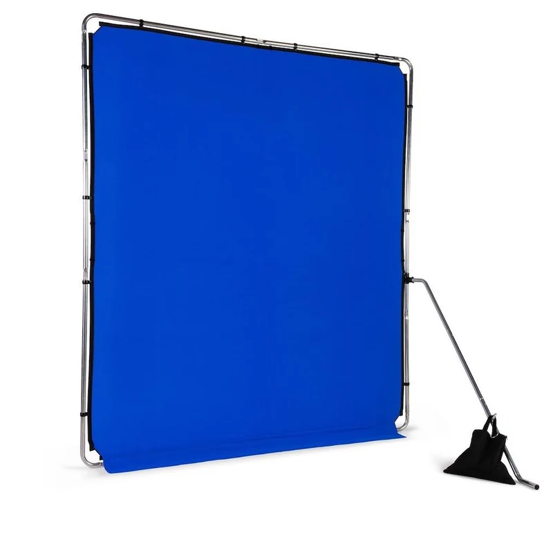 Manfrotto EzyFrame Hintergrund 2 x 2,3m Chroma Key blau