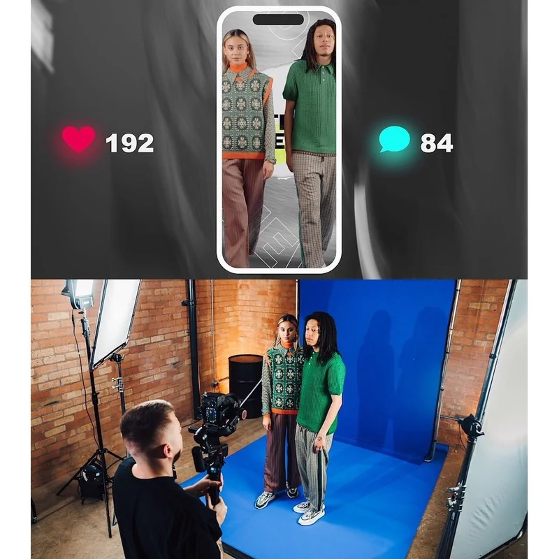 Manfrotto EzyFrame Hintergrund 2 x 2,3m Chroma Key blau