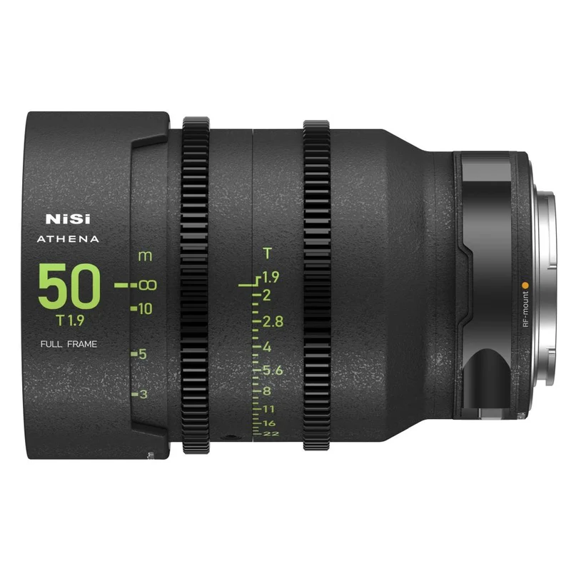 NiSi 50mm T1.9 (RF-mount) ATHENA PRIME full frame cinema lens
