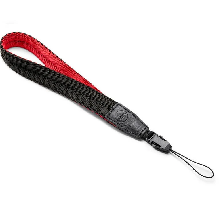 Leica Handgelenkband SOFORT, schwarz-rot