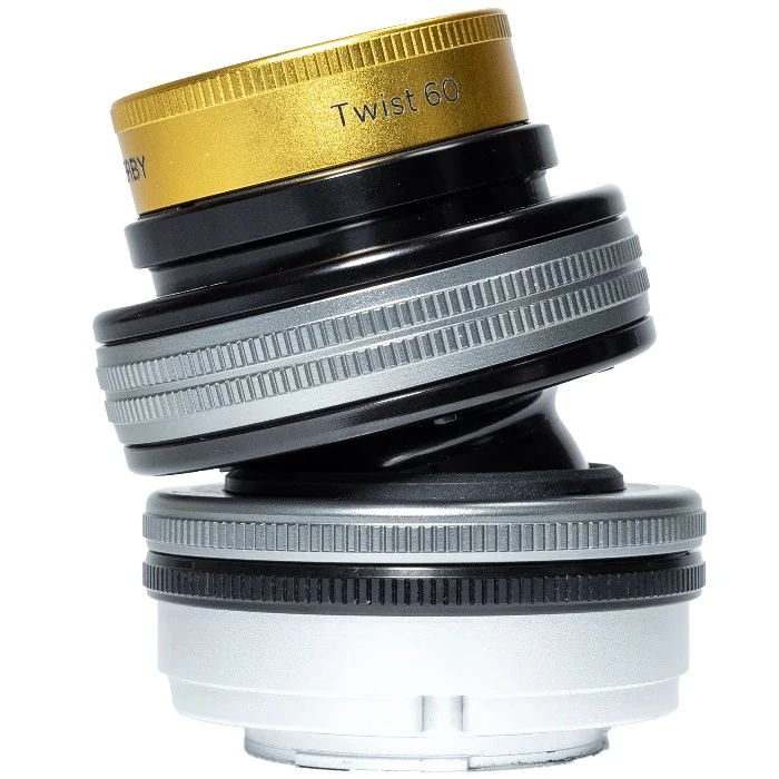 Lensbaby Twist 60 + Double Glass II Optiktauschkit für Canon EF Mount