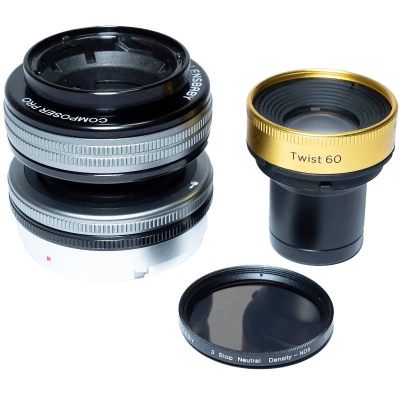 Lensbaby Twist 60 + Double Glass II Optic Swap Kit for Sony E Mount