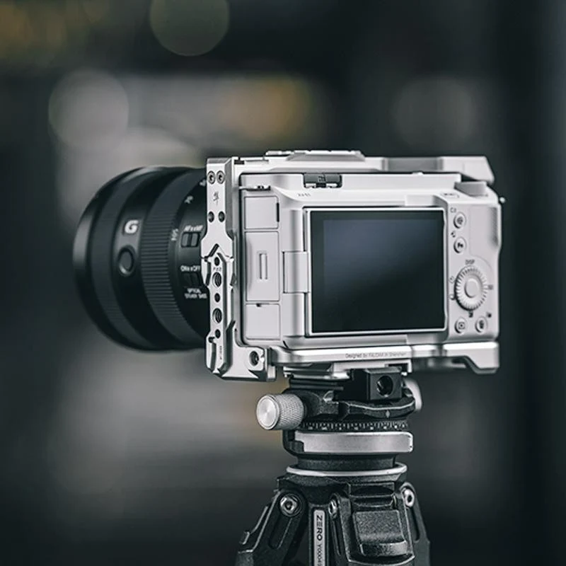 Falcam F22&F38&F50 Schnellspannkäfig Seide Silber (FÜR SONY ZV-E1) C00B3501W