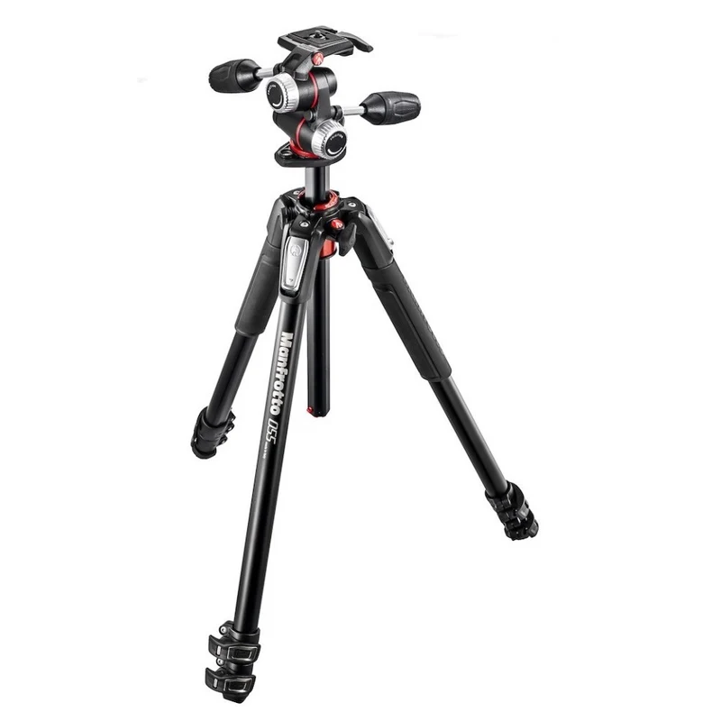 Manfrotto MK055XPRO3-3W Aluminium + 3-Wege-Neiger