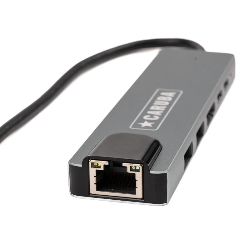 Caruba 6-in-1 USB-C Hub mit Ethernet