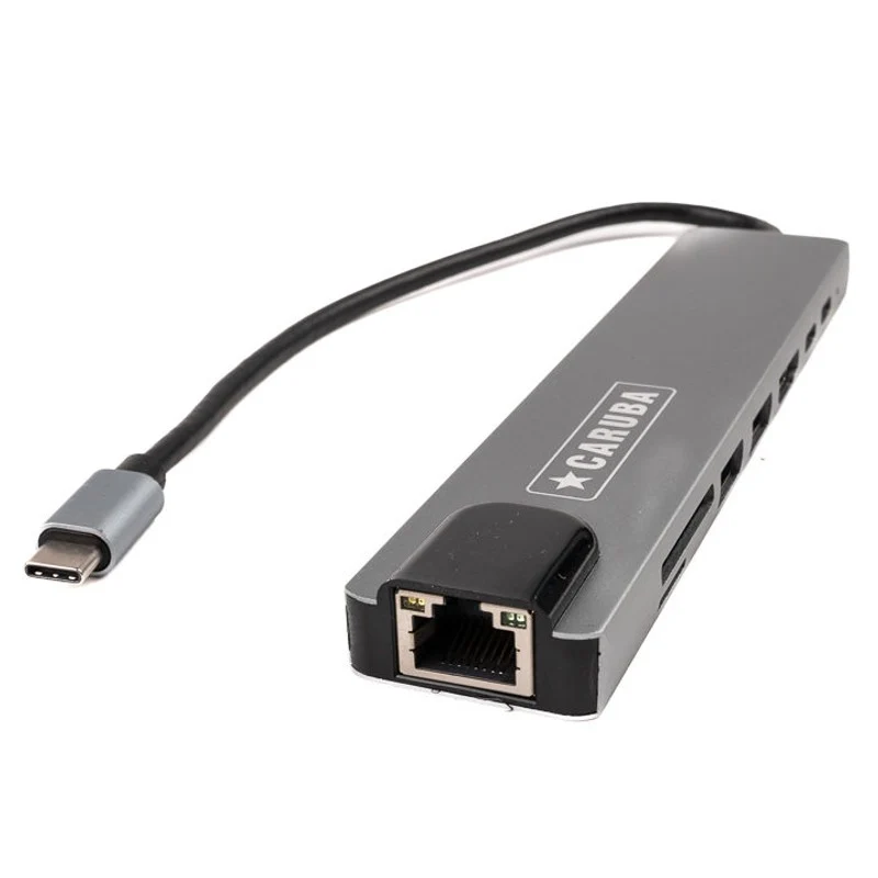 Caruba 8-in-1 USB-C Hub mit Ethernet