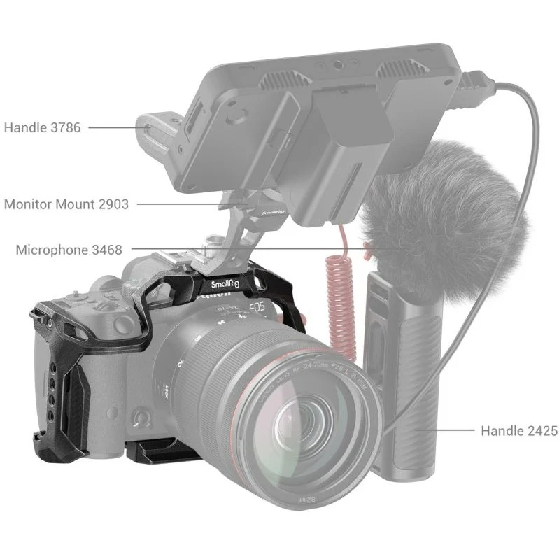 SmallRig 4003B “Black Mamba” Cage for Canon EOS R7
