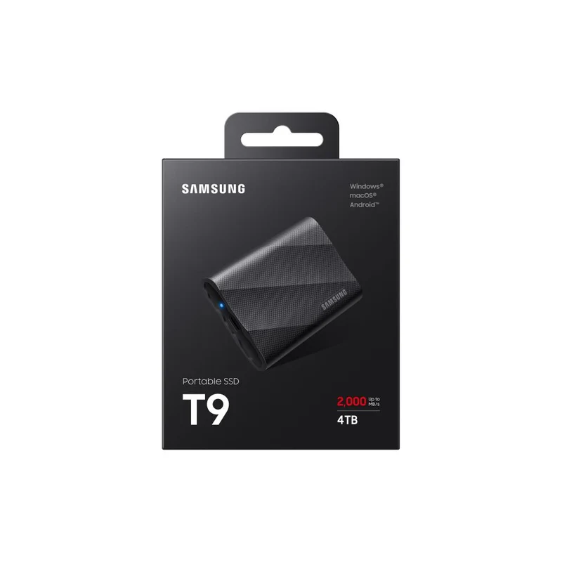 Samsung Portable SSD T9 4TB, Black
