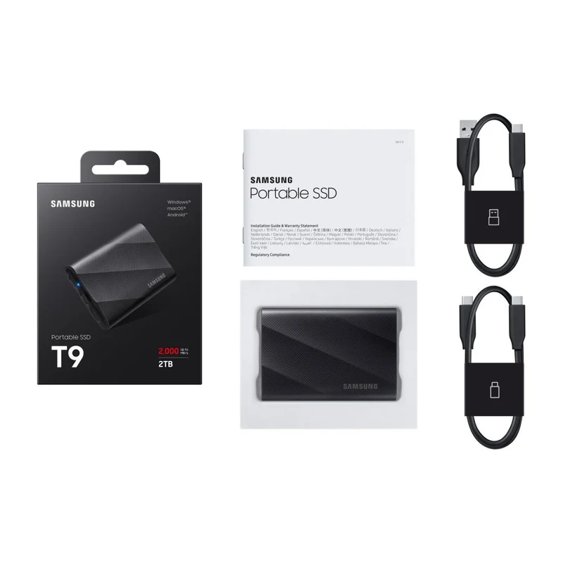 Samsung Portable SSD T9 2TB, Black