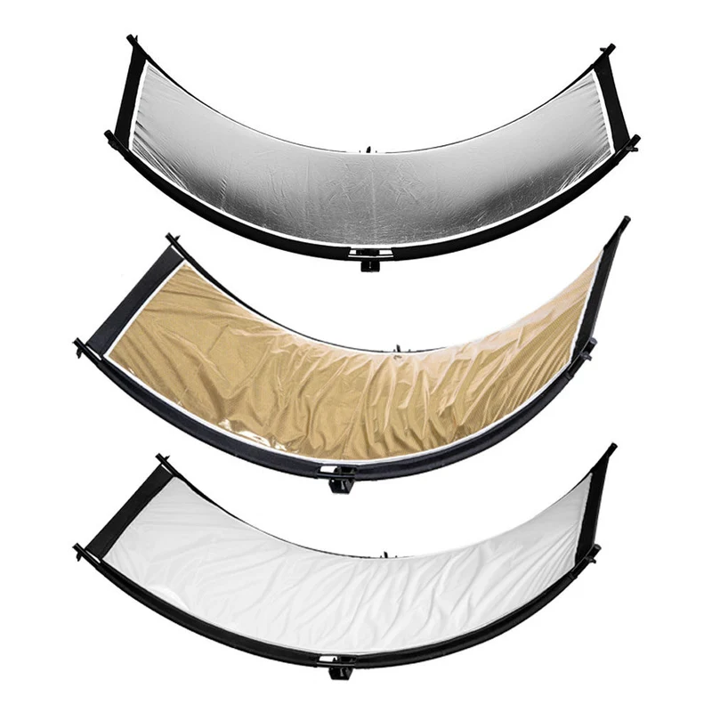 Caruba Curved Face Reflektor Pro Kit, 180cm x 65cm (incl Extension Set)