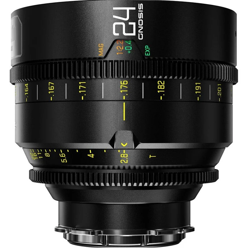 DZOFilm Gnosis 24mm T2.8 Macro Prime lens in Safety Case - metric