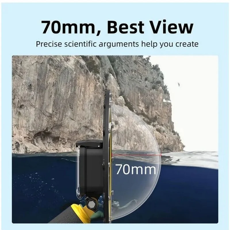 Telesin Waterproof Dome for GoPro Hero 9/10/11