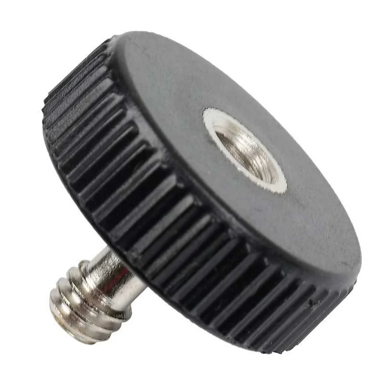 Caruba adapter screw 1/4"M - 1/4"F with plastic grip - short