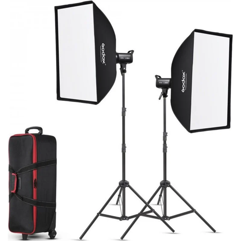 Godox SL100D Kit - LED light Kit Daylight (2xSL100D & Accessories)