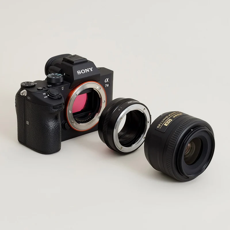 Urth Objektiv Mount Adapter: Kompatibel mit Nikon F (G Typ) Objektiv auf Sony E Kameragehäuse
