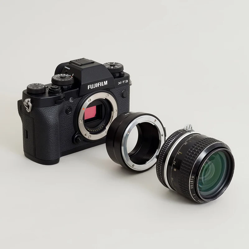 Urth Objektiv Mount Adapter: Kompatibel mit Nikon F Objektiv zu Fujifilm X Kameragehäuse