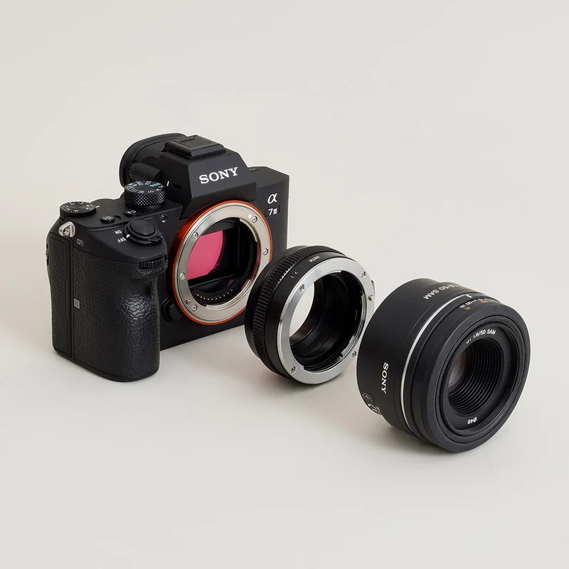 Urth Objektiv Mount Adapter: Kompatibel mit Sony A (Minolta AF) Objektiv auf Sony E Kameragehäuse