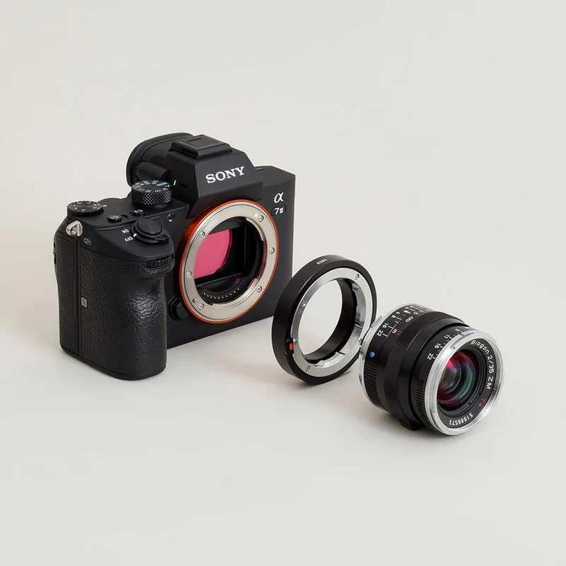 Urth Objektiv Mount Adapter: Kompatibel mit Leica M-Objektiv auf Sony E-Kameragehäuse