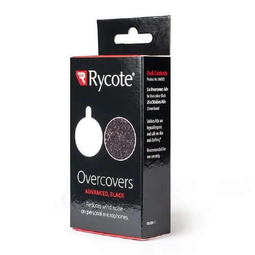 Das Rycote Overcovers Adv. Schwarz, 10er-Pack