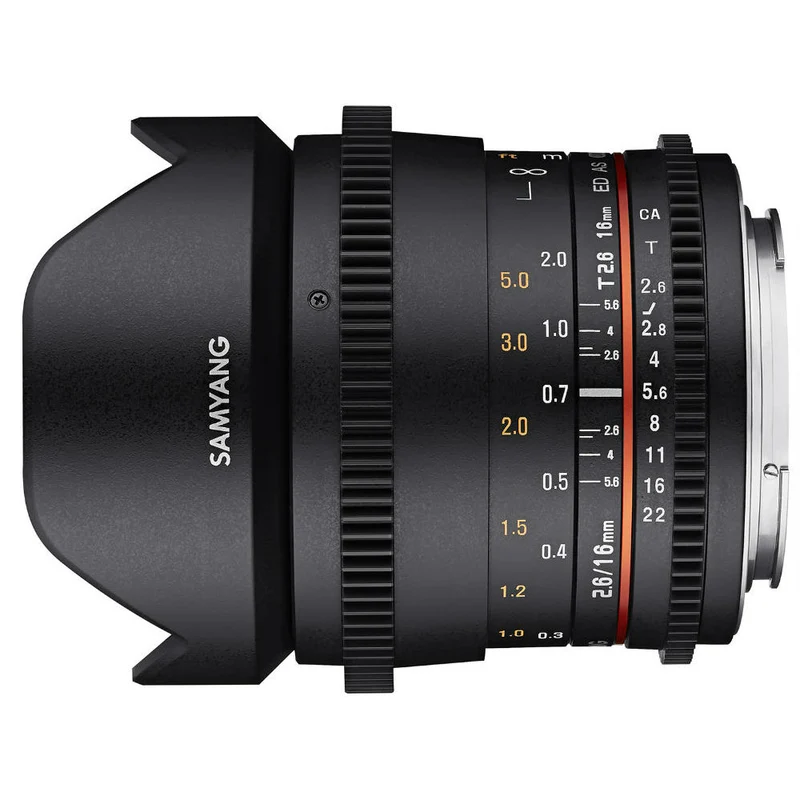 Samyang 16mm T2.6 VDSLR ED AS UMC Canon