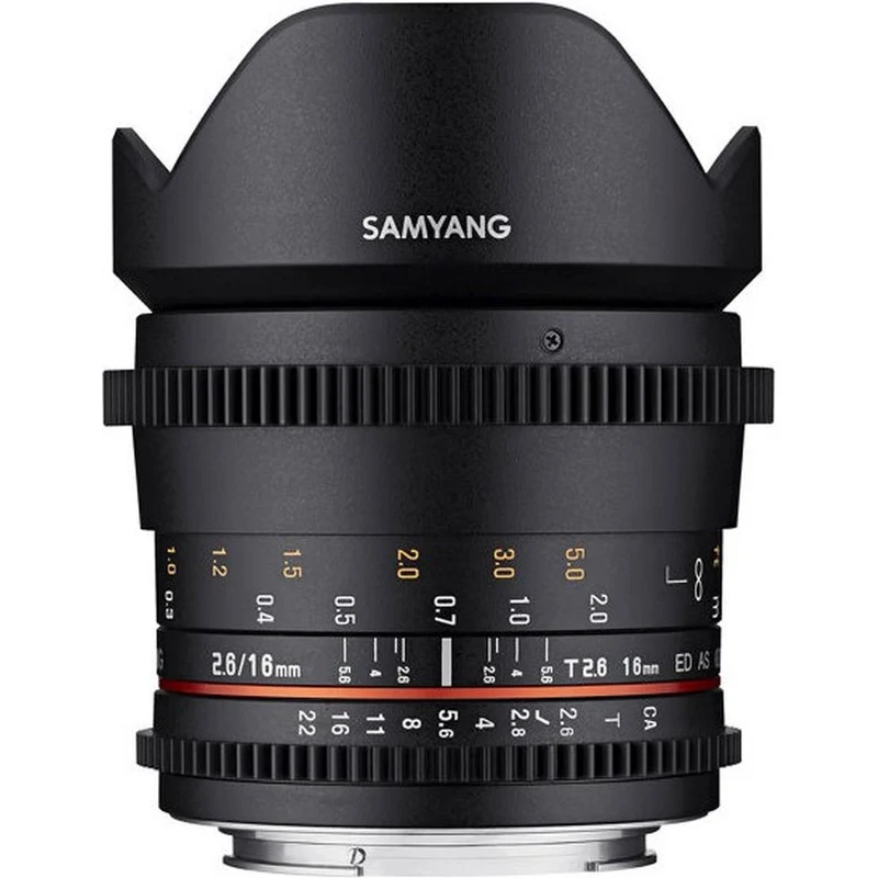 Samyang 16mm T2.6 VDSLR ED AS UMC Canon