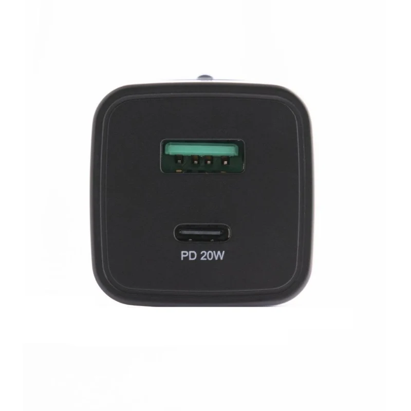 Celly Black Label Wandladegerät USB-C + USB-Anschluss, 20 W