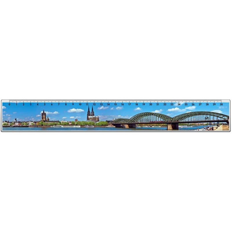 Panorama ruler Cologne day panorama