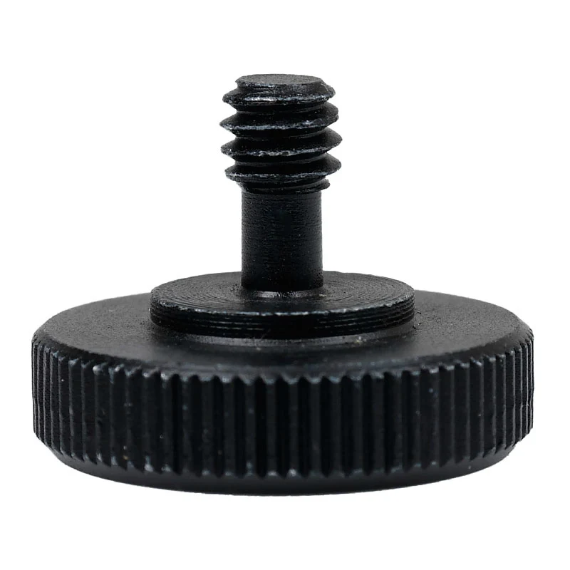 Caruba Adapterschraube 1/4"M – 1/4"F mit Metallgriff - Schwarz