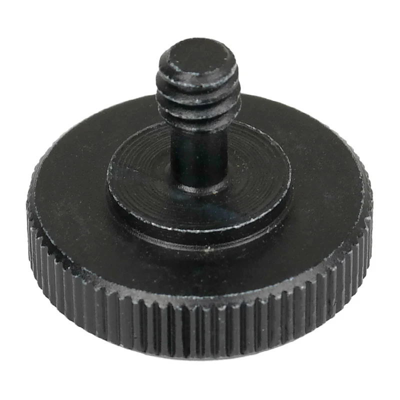 Caruba Adapterschraube 1/4"M – 1/4"F mit Metallgriff - Schwarz