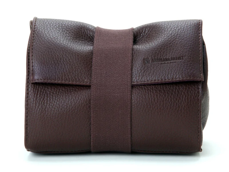 Artisan & Artist ACAM 78 Leather Pouch Brown