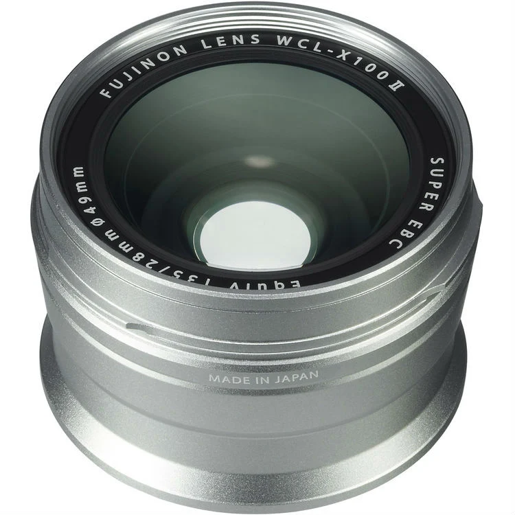 Fujifilm WCL-X100 II Weitwinkelkonverter Silber