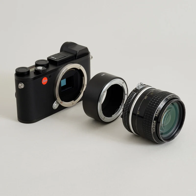 Urth Objektiv Mount Adapter: Kompatibel mit Nikon F Objektiv zu Leica L Kameragehäuse