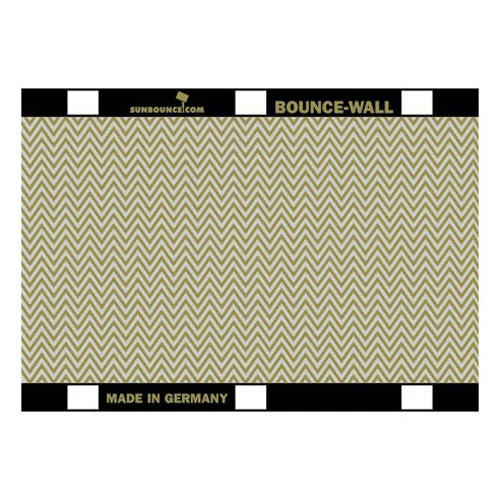 Sunbounce Reflector 20x28cm ZEBRA gold/silver for BOUNCE-WALL