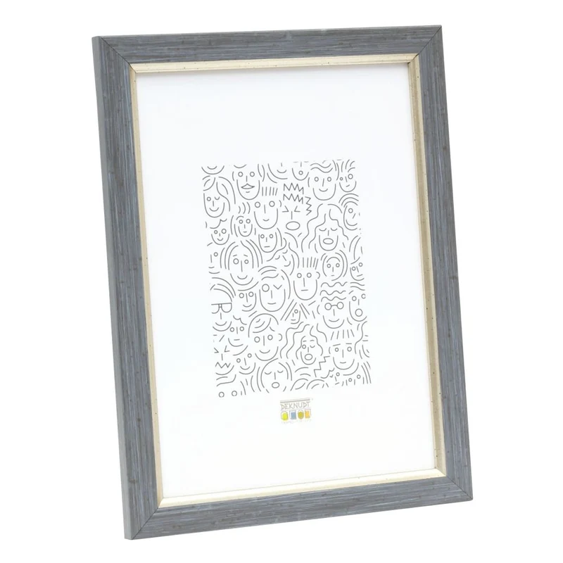 Deknudt Frame in grey painter's look with matching piping 10x15 S46AF7