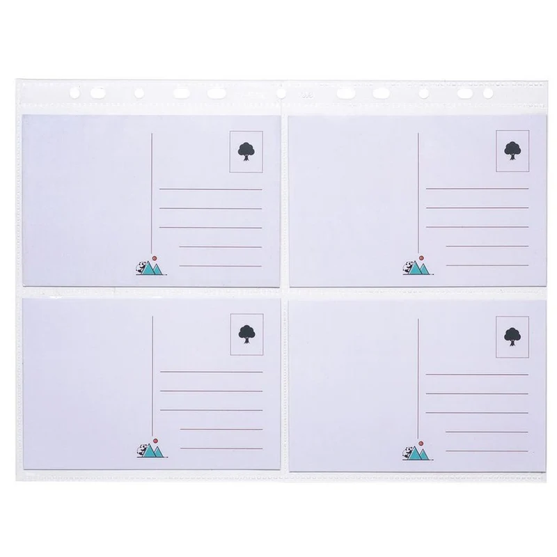 Herma Postcard covers 4x 10x15 10 pieces