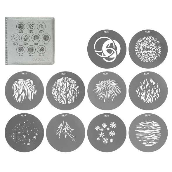 Nanlite FM-mount Projektionsaufsatz GOBO Set 2 (10 Stück)